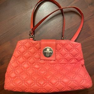 Orange Leather Kate Spade bag
